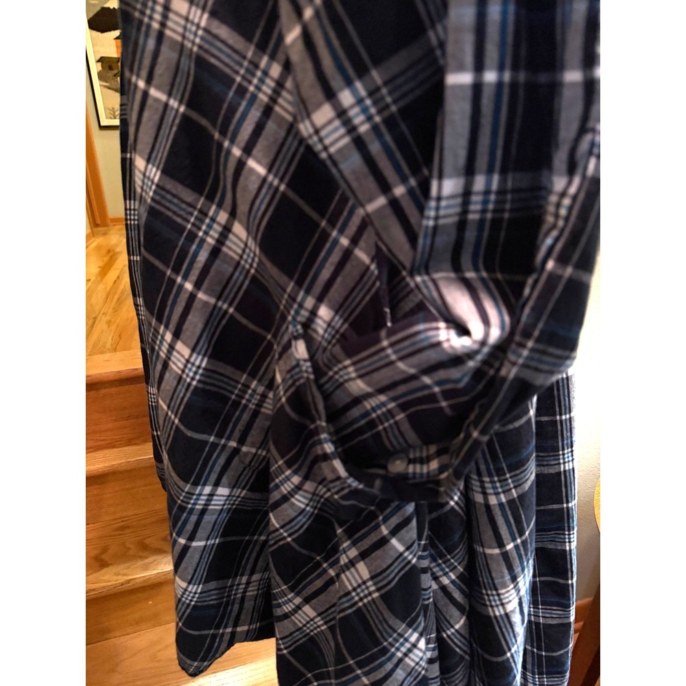 Extra large plaid button up flair shirt by Tulip - Picture 7 of 16